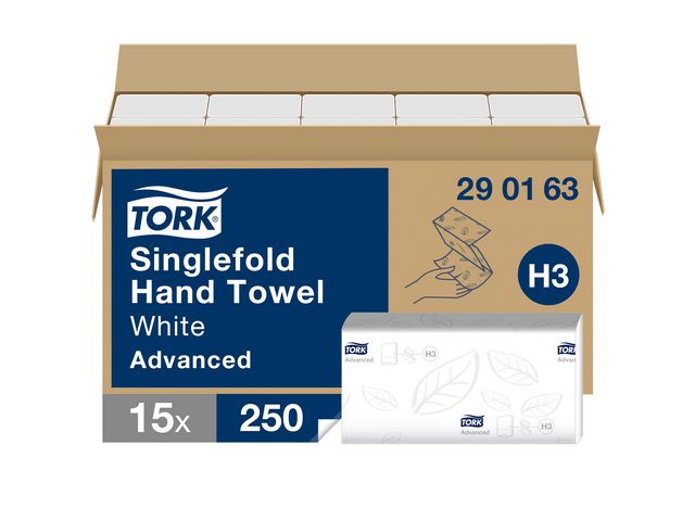 Tørkeark TORK Advance singlef 2L H3(250)