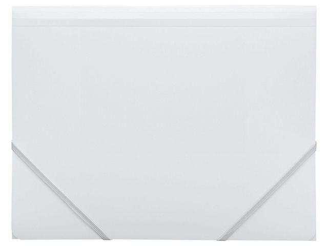 Strikkmappe FOLDERMATE PP A4 hvit