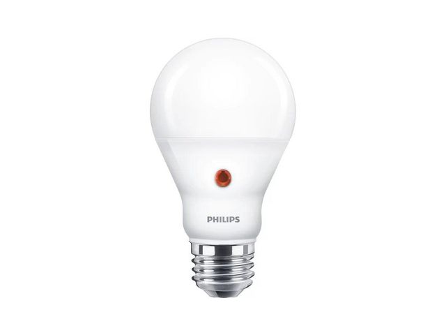 Lyspære PHILIPS LED 7,5W sensor E27
