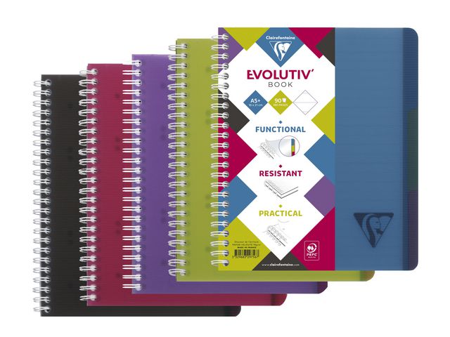 Notatbok CLAIREFONTAINE A5+ PP inde lin