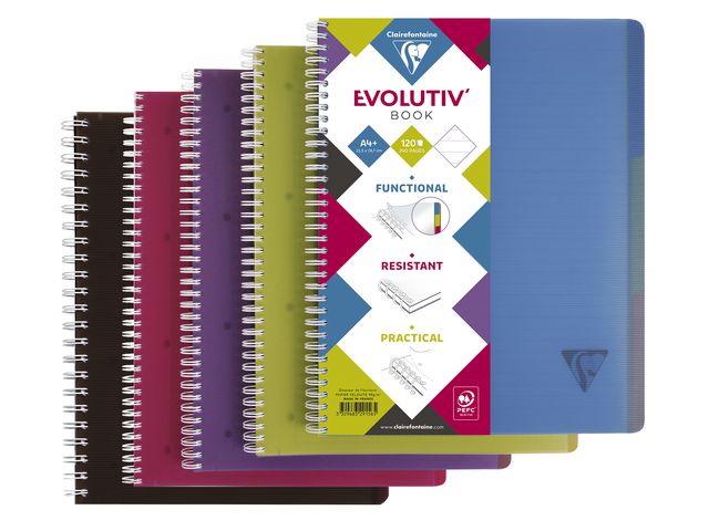 Notatbok CLAIREFONTAINE Intense A4+ linj