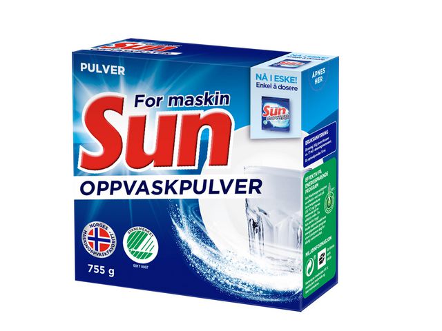 Maskinoppvask SUN pulver 755g