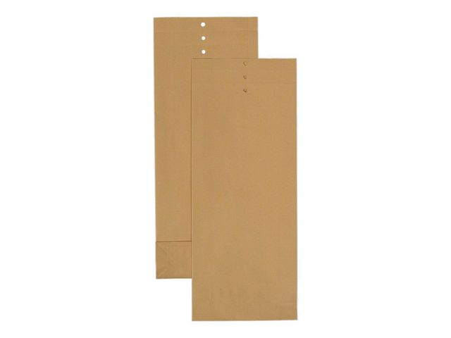 Prøvepose 140x345x50mm brun 120g (250)