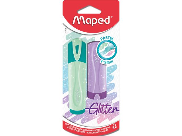 Highlighter MAPED glitter pastell (2)