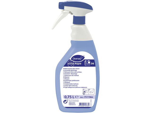 Glassrengjøring SUMA Rapid D6 0,75L