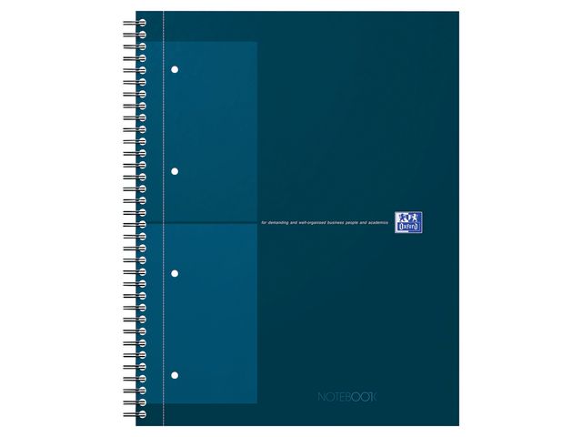 Notatbok OXFORD Int. A4+ ruter p blå