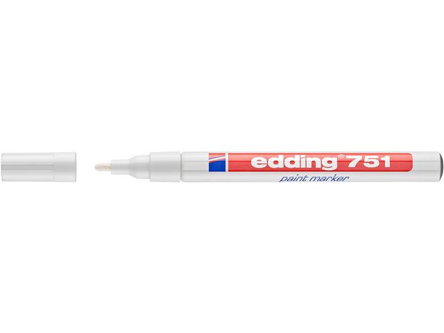 Paintmarker EDDING 751 hvit