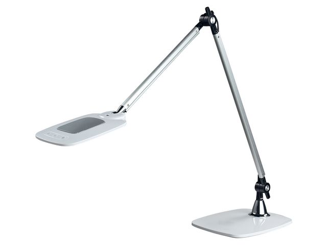 Lampe MEET Jim LED sølv/hvit