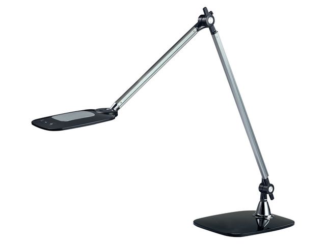 Lampe MEET Jim LED sølv/sort