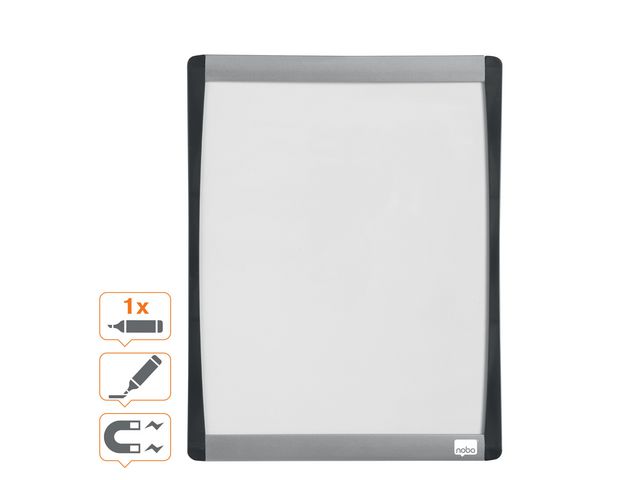 Whiteboard NOBO 28x21,5 buet hvit