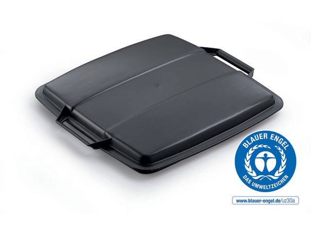 Lokk DURABIN avfallsbeholder 90L sort