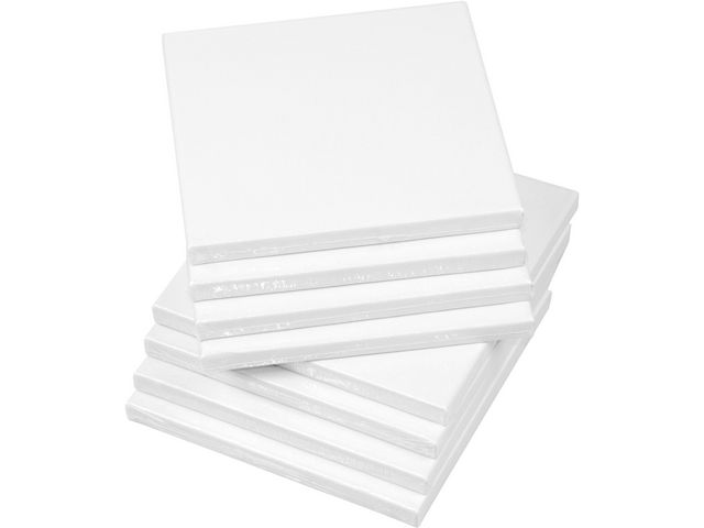 Malelerret på ramme 30x30x1,7cm