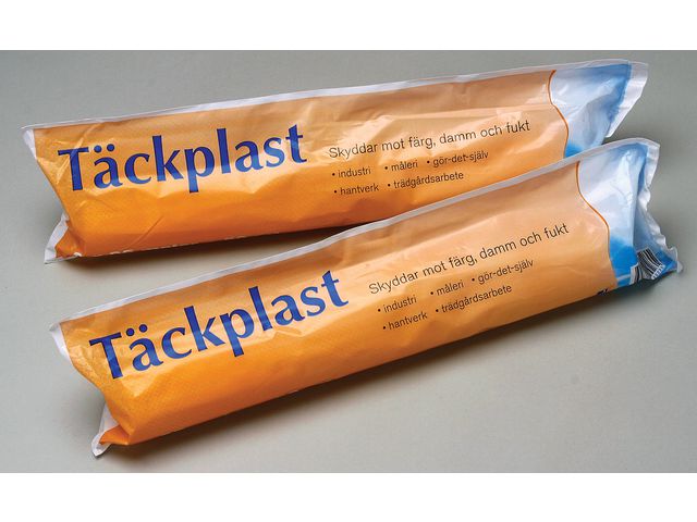 Dekkfolie/malerplast 2x25m 15my