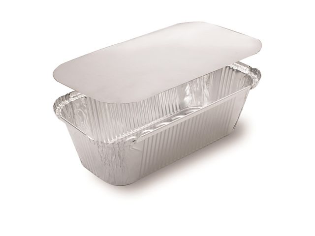 Aluminiumsform m/lokk rekt 1500ml (50)