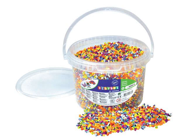 Perler PLAYBOX stripet mix (20 000)