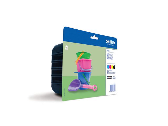 Blekk BROTHER LC221 Value sort+CMY (4)