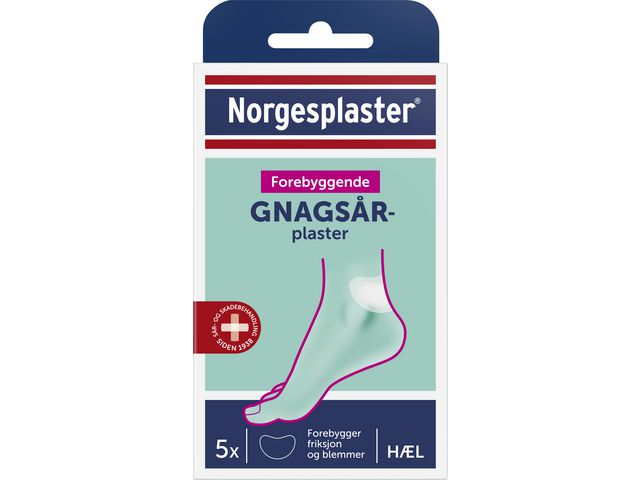 Plaster NORGESPLASTER gnagsår hæl (5)