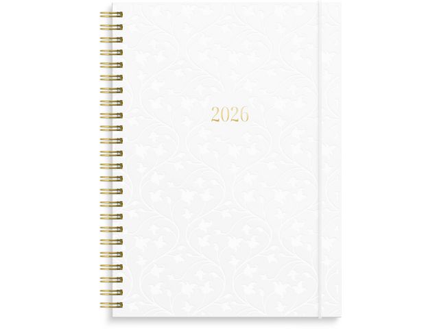 Ukekalender GRIEG Multi A5 2026 hvit