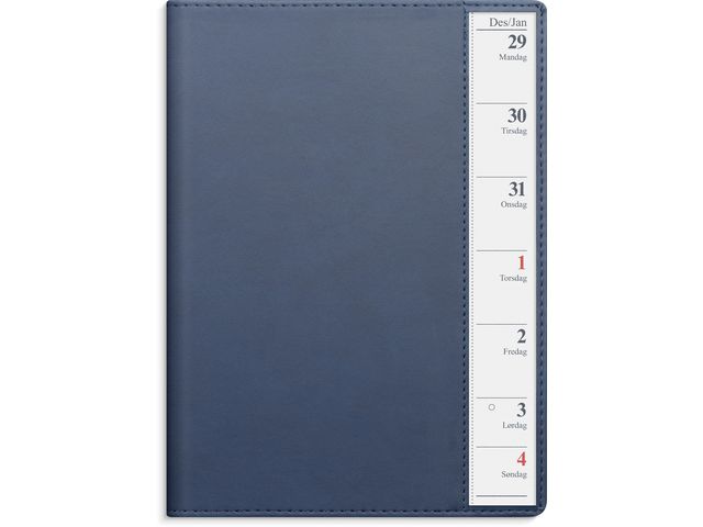Ukekalender GRIEG Scorpio A5 2026 blå