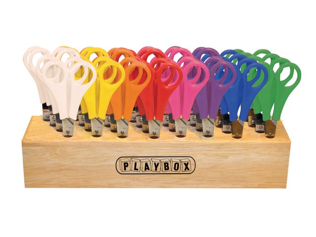 Saks PLAYBOX 12cm i stativ ass. frg (32)