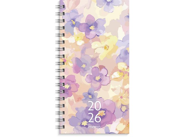 Lommekal GRIEG Memo 2026 Trend blomst