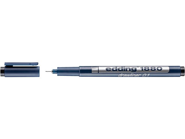 Fineliner EDDING 1880 0,1mm sort
