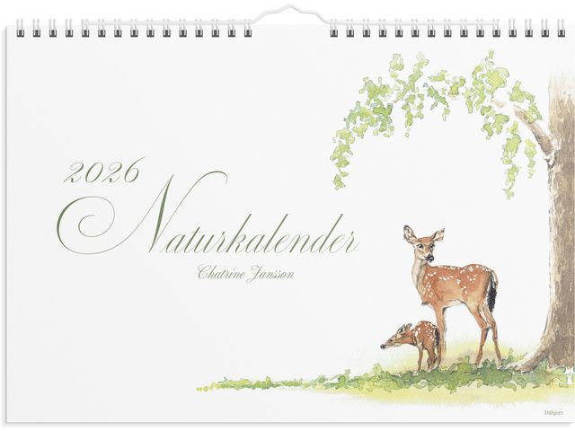 Veggkalender GRIEG 2026 Natur