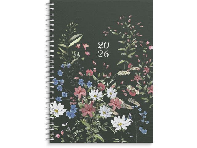 Ukekalender GRIEG Multi A5 2026 blomster