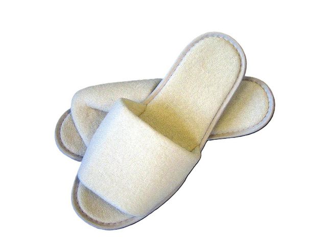 Tøfler frotè hvite nøytrale