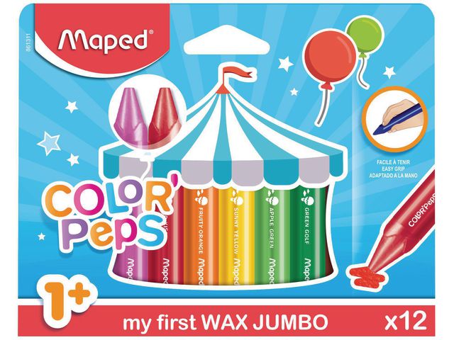 Vokskritt MAPED Color Peps jumbo (12)