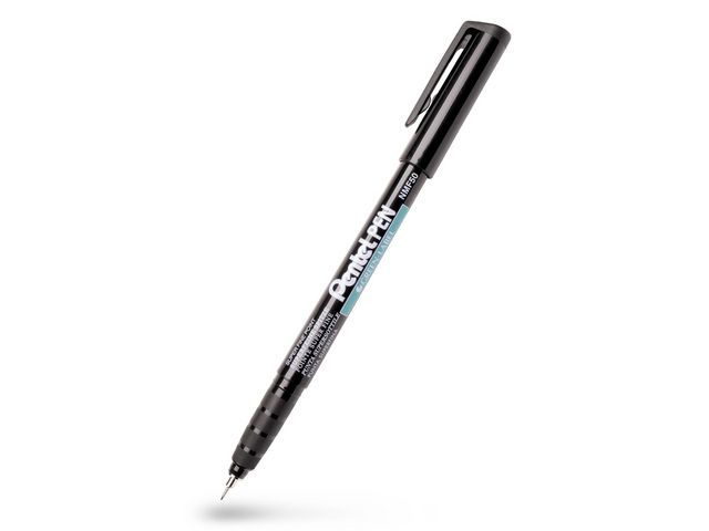 Merkepenn PENTEL NMF50 0,6mm sort
