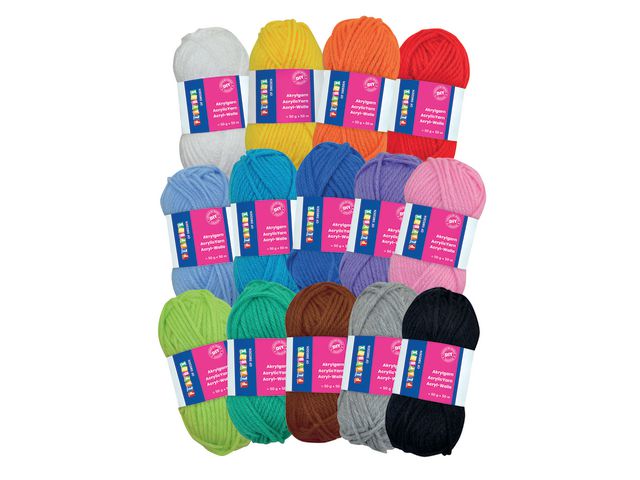 Garn PLAYBOX akryl 50g 50m ass (14)
