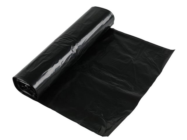 Avfallssekk LDPE 80x125 60my sort (10)