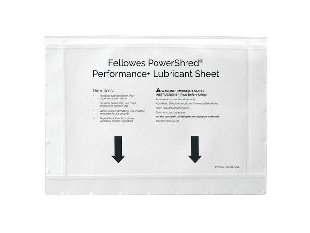 Oljeark FELLOWES makuleringsmaskin (10)