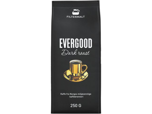 Kaffe EVERGOOD dark filtermalt 250g