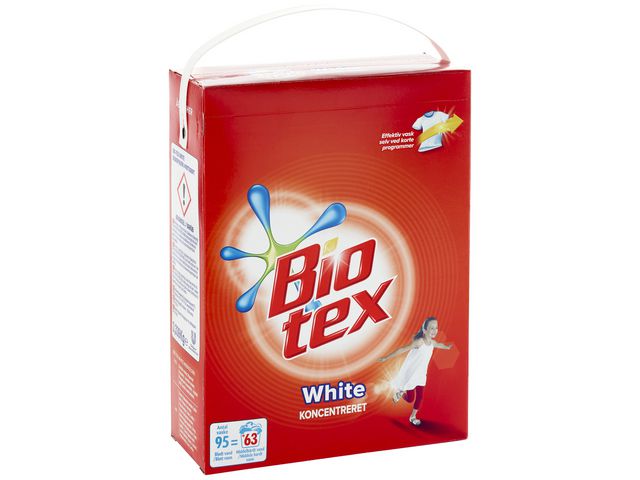 Tøyvask BIO-TEX White 3,34kg