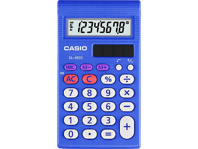 Lommekalkulator CASIO SL-450S