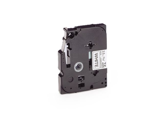 Tape BROTHER TZe-N201 3,5mmx8m sort/hvit