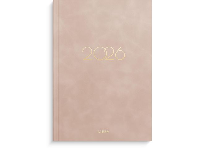 Dagbok GRIEG Libra Colore 2026 rosa