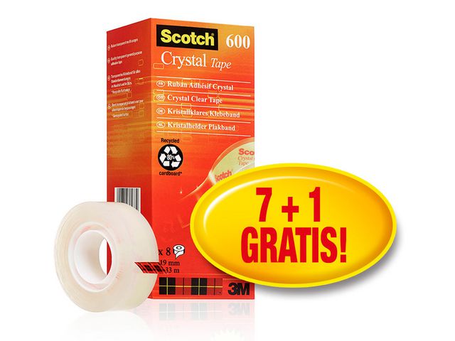 Tape SCOTCH Krystall  19mmx33m (8)