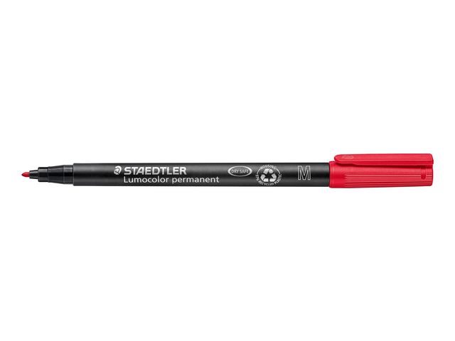 STAEDTLER Merkepenn Lumocolor Perm. 1.0mm rød