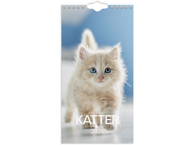 Veggkalender GRIEG 2026 Katter Mini