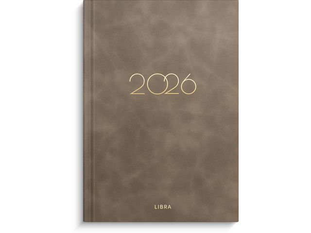 Dagbok GRIEG Libra Colore 2026 brun