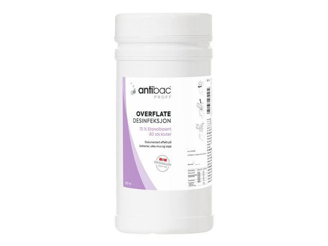 Overflatedesinfeksjon ANTIBAC 75% (80)