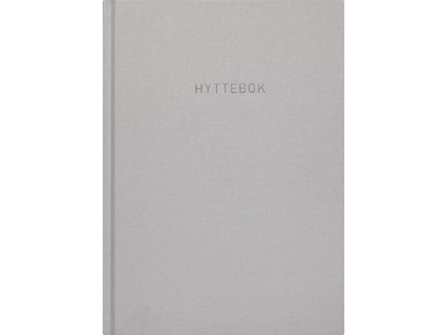 Hyttebok GRIEG 192S. Ulinj. Tekstil Grå