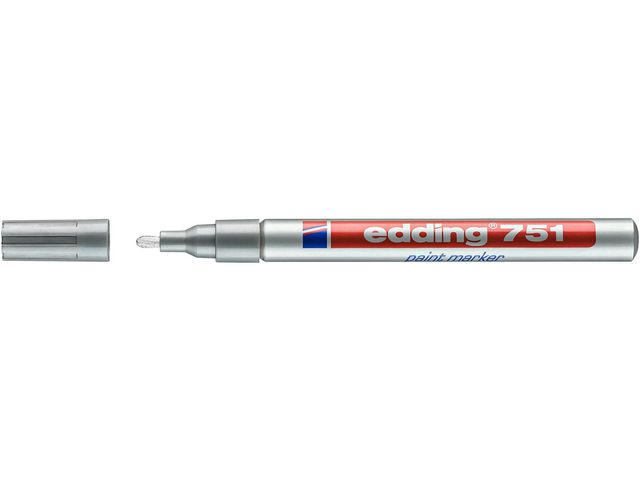 Paintmarker EDDING 751 sølv