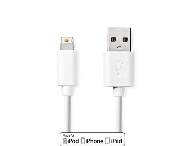 Kabel NEDIS USB til lightning 1m