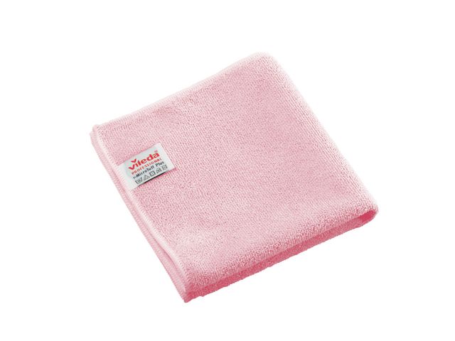 Klut VILEDA r-MicroTuff Pl rød 38x38 (5)