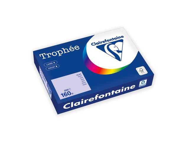 Kopipapir TROPHEE A4 160g lilla (250)