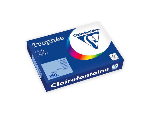 Kopipapir TROPHEE A4 160g lavendel (250)